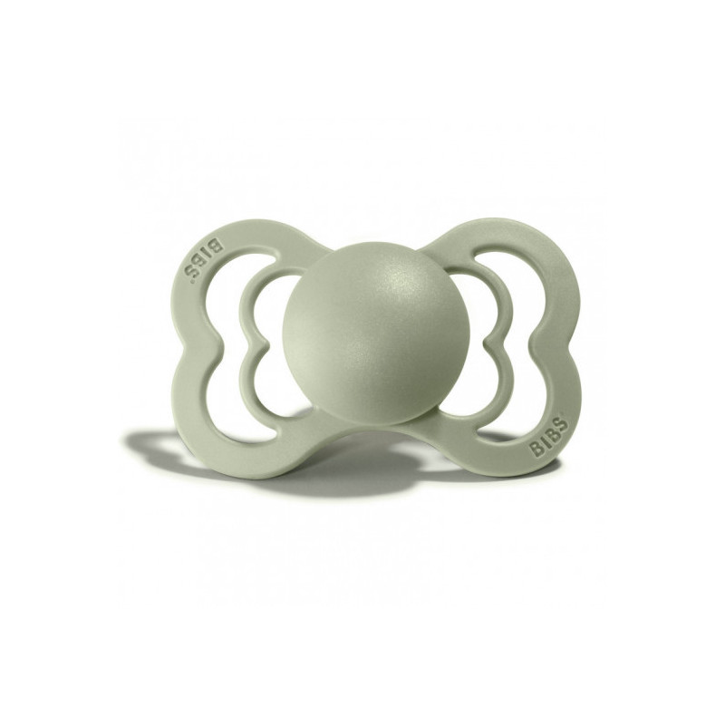 Bibs Napp - Supreme Silikon, Sage 0-6 mån