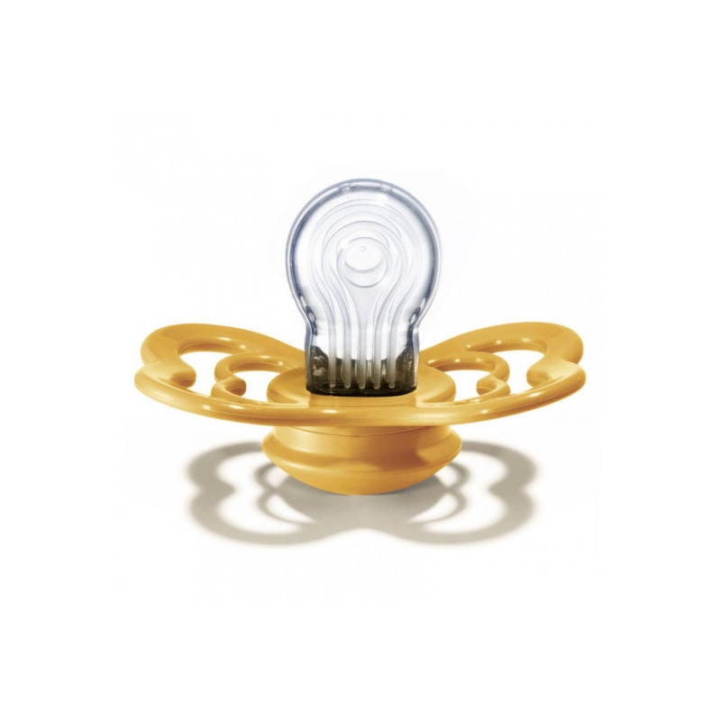 Bibs Napp - Supreme Silikon, Mustard 0-6 mån