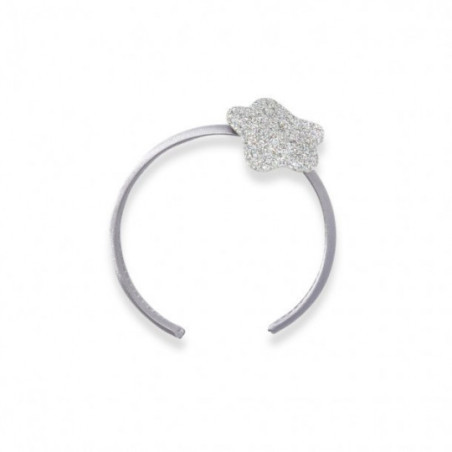 byAstrup -Hårband till dockan, silver