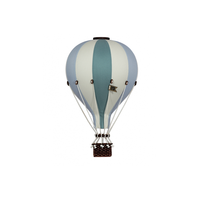 Super Balloon - Luftballong Medium gräddvit/ljusblå/mint