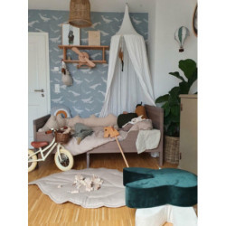 Super Balloon - Luftballong Small gräddvit/ljusblå/mint