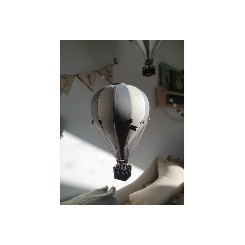 Super Balloon - Luftballong Small,  Gräddvit/Mörk grå