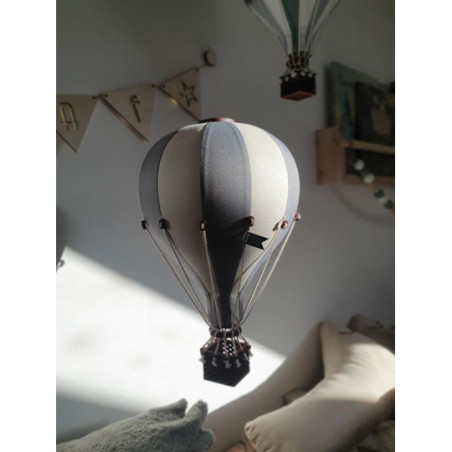 Super Balloon - Luftballong Small,  Gräddvit/Mörk grå