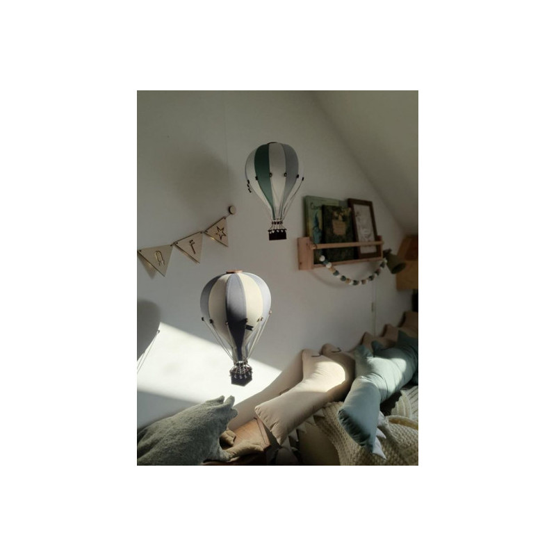 Super Balloon - Luftballong Small,  Gräddvit/Mörk grå