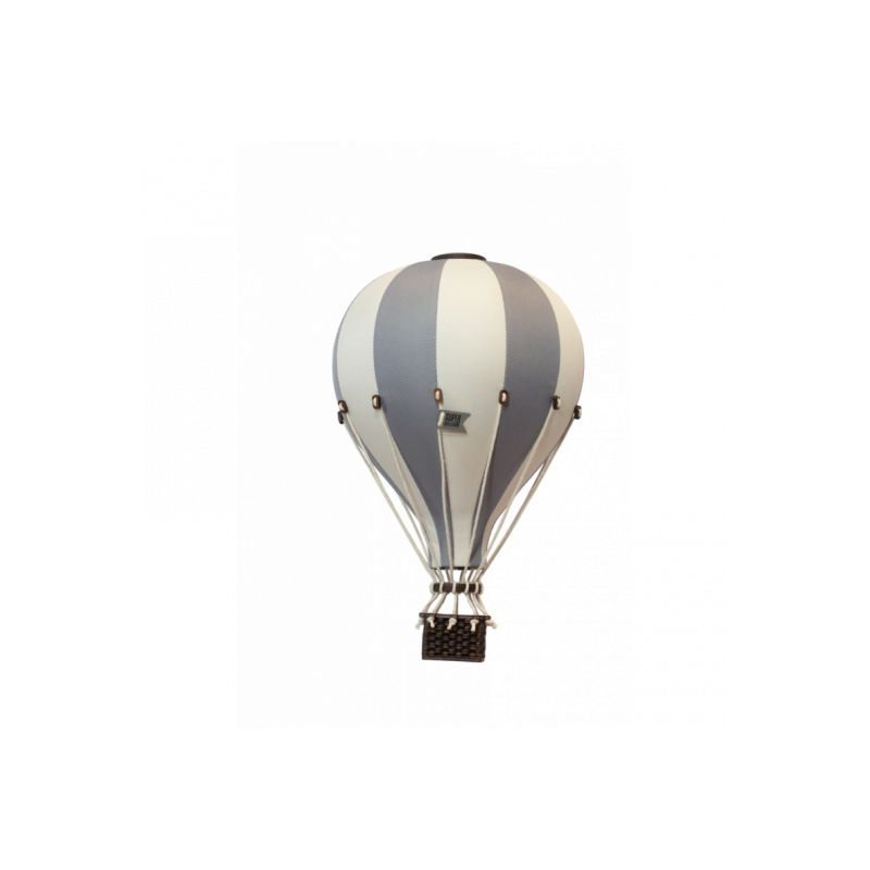Super Balloon - Luftballong Small,  Gräddvit/Mörk grå