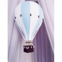 Super Balloon - Luftballong Medium ljusblå / vit