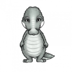 Stickstay - Wallstickers, Krokodilen Cruz