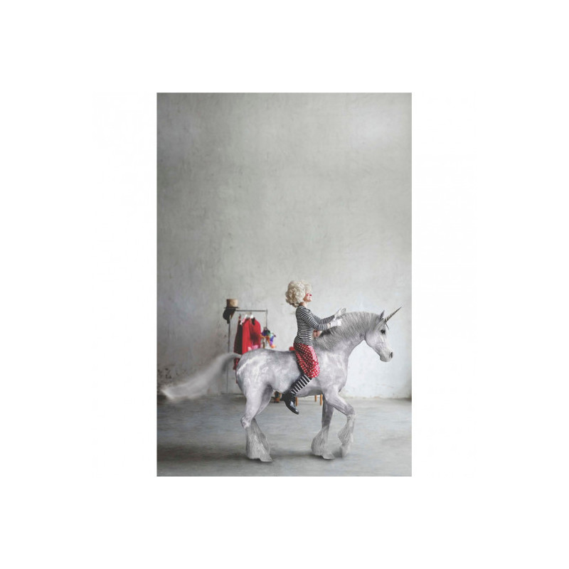 Tove Frank - Poster Enhörning 30x40 cm