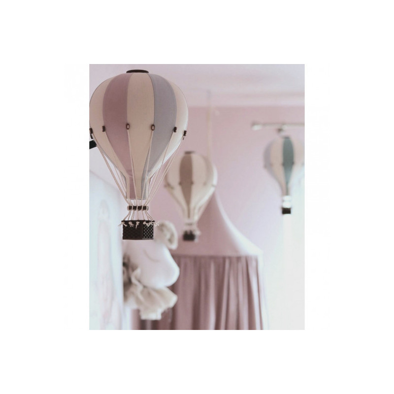 Super Balloon - Luftballong Small gräddvit/ljusblå/rosa