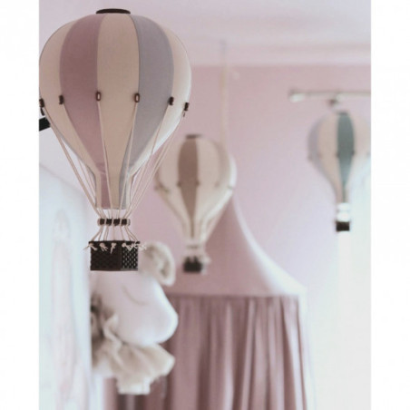 Super Balloon - Luftballong Small gräddvit/ljusblå/rosa