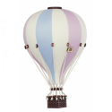 Super Balloon - Luftballong Small gräddvit/ljusblå/rosa