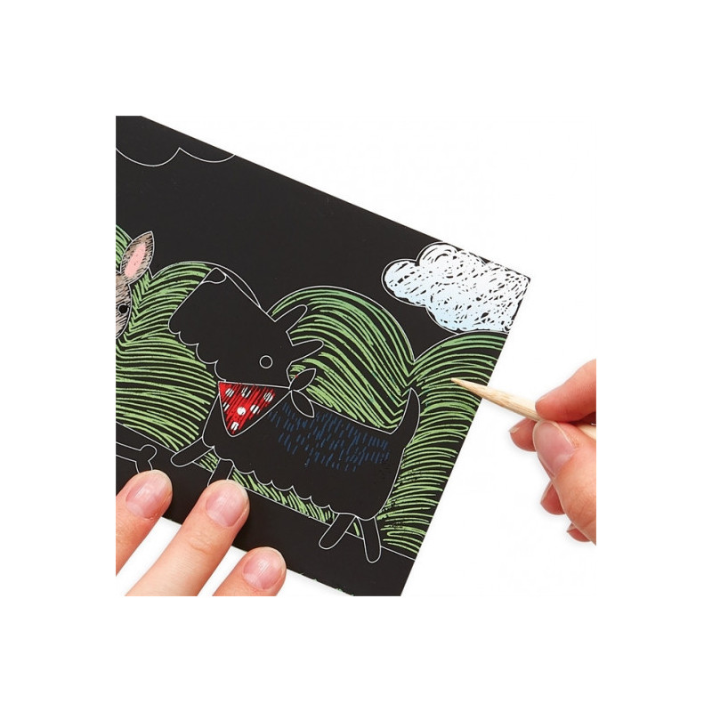 OOLY - Scratch & Scribble MINI - Playful puppy