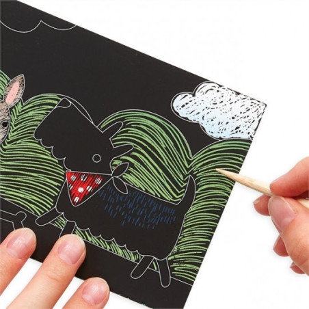 OOLY - Scratch & Scribble MINI - Playful puppy