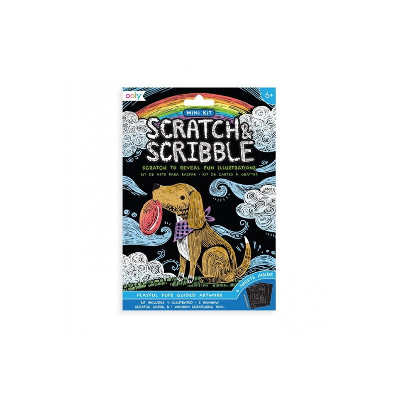 OOLY - Scratch & Scribble MINI - Playful puppy