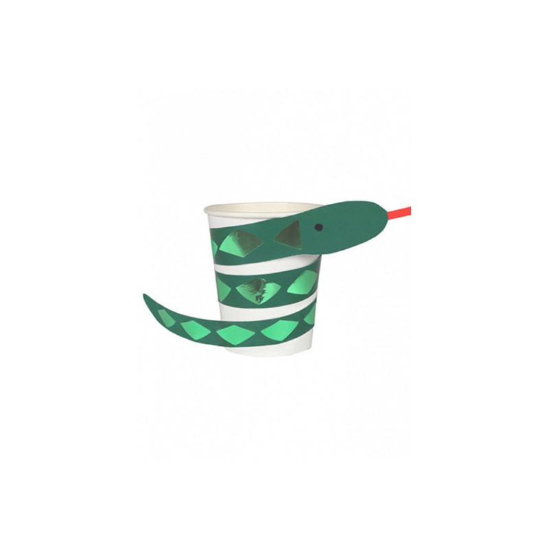 Meri Meri - Engångsmugg Orm