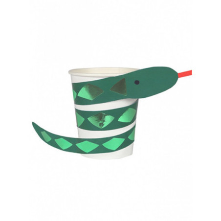 Meri Meri - Engångsmugg Orm