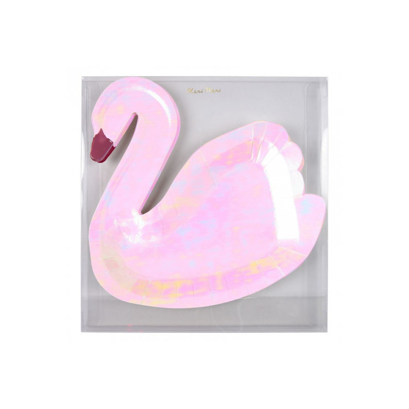 Meri Meri - Svan engångstallrikar