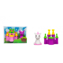 Trendhaus -Suddgummi som enhörning och slott