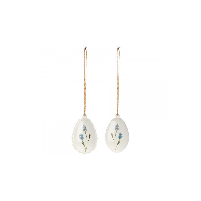 Maileg - Påskhängen metall, blue