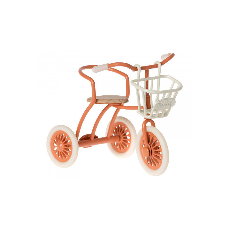 Maileg - Abri à tricycle Mouse, coral