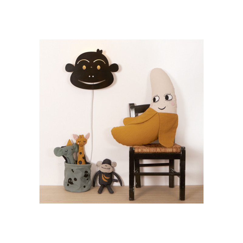 Roommate - Monkey Lamp - Black