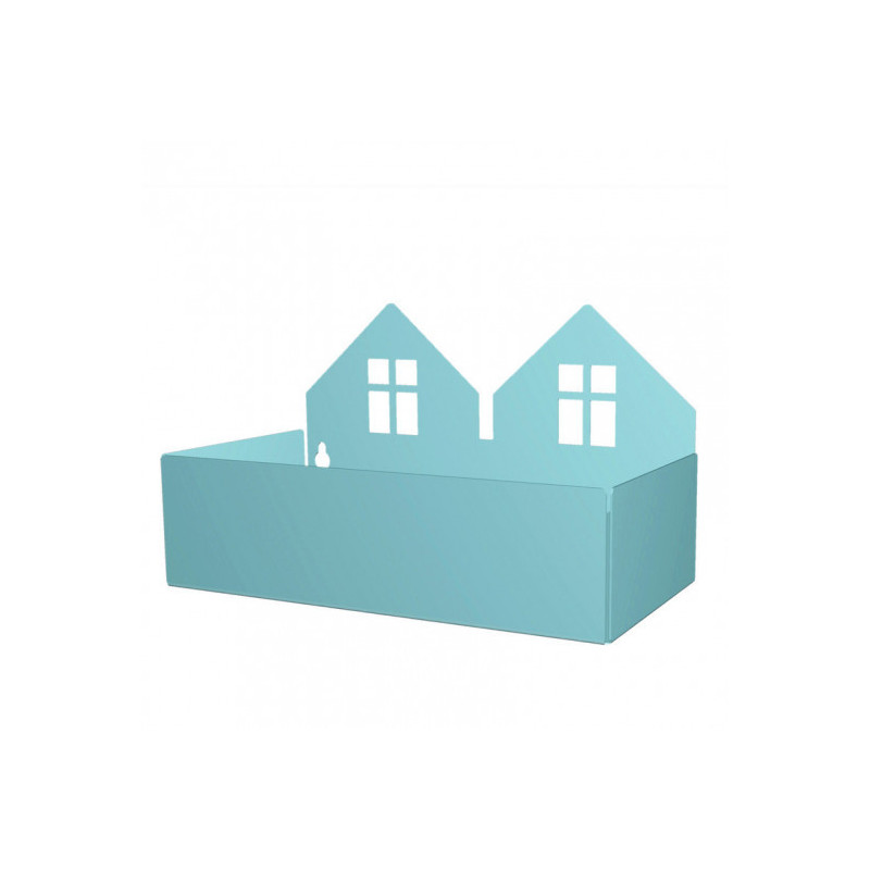 Roommate - Twin house box, pastel blue