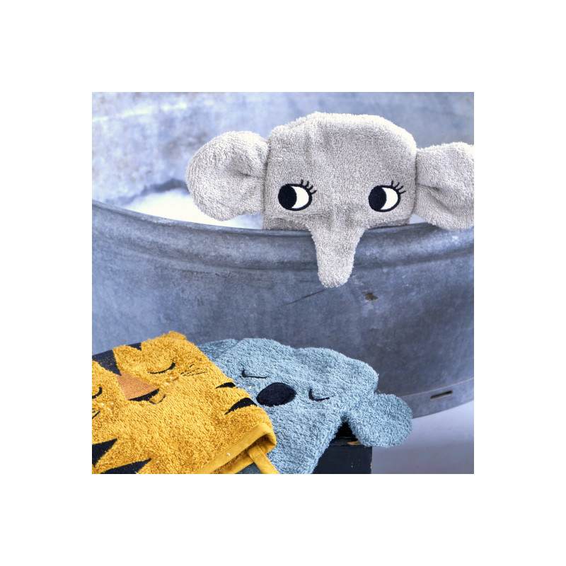 Roommate - Wash Gloves, Koala/Tiger/Elefant