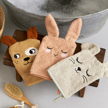 Roommate - Wash Gloves, Bunny/Mouse/Dog