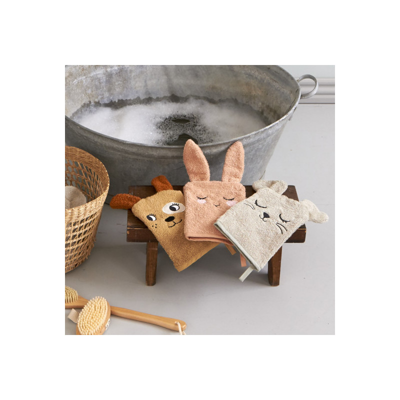 Roommate - Wash Gloves, Bunny/Mouse/Dog