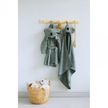 Roommate - Bathrobe - KOALA, sea grey (1-2 years)