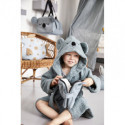 Roommate - Bathrobe - KOALA, sea grey (3-4 years)