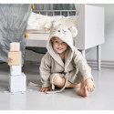 Roommate - Bathrobe - MOUSE grey (3-4 years)