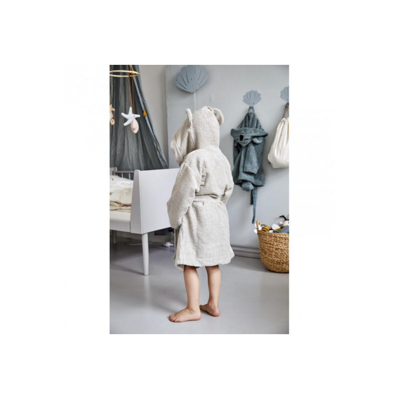 Roommate - Bathrobe - MOUSE grey (3-4 years)