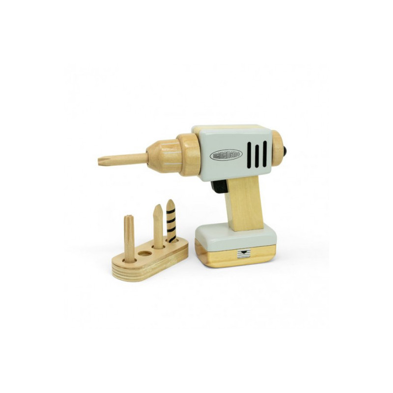 Mamamemo - Borrmaskin i trä