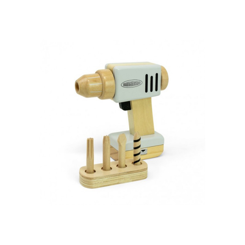 Mamamemo - Borrmaskin i trä