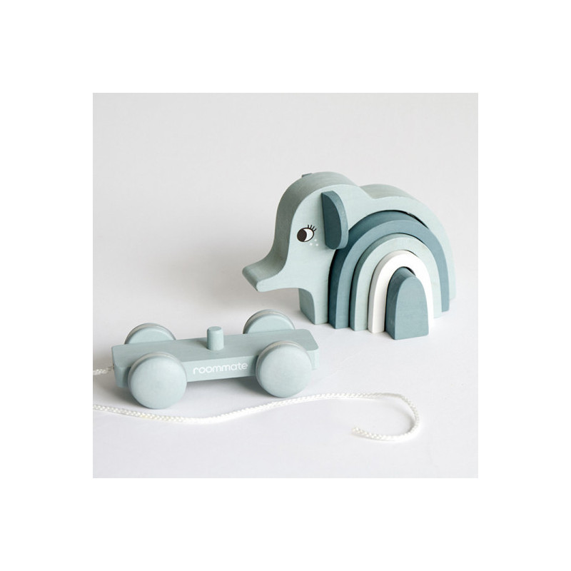 Roommate - Elephant - Pull-along & Stacking Toy