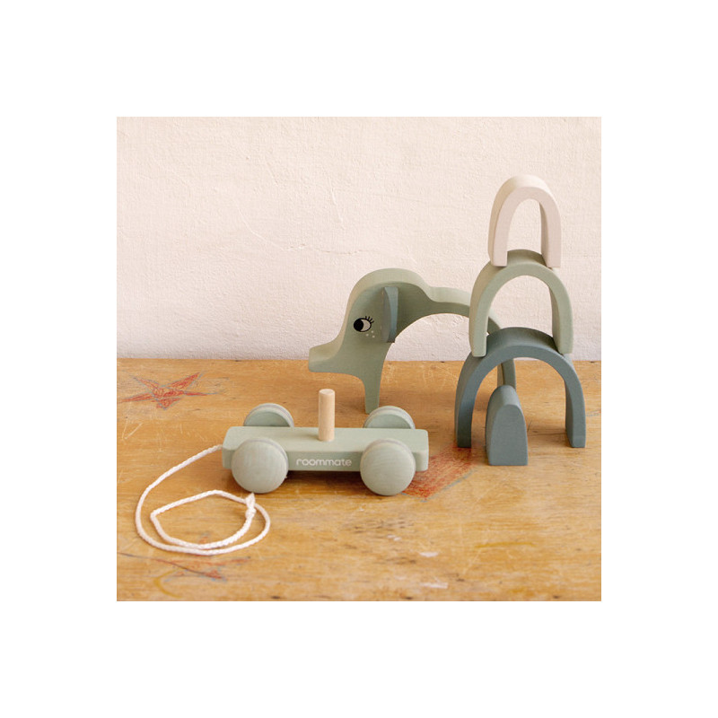 Roommate - Elephant - Pull-along & Stacking Toy
