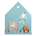 Roommate - Village Magnetic board Pastel blue/green