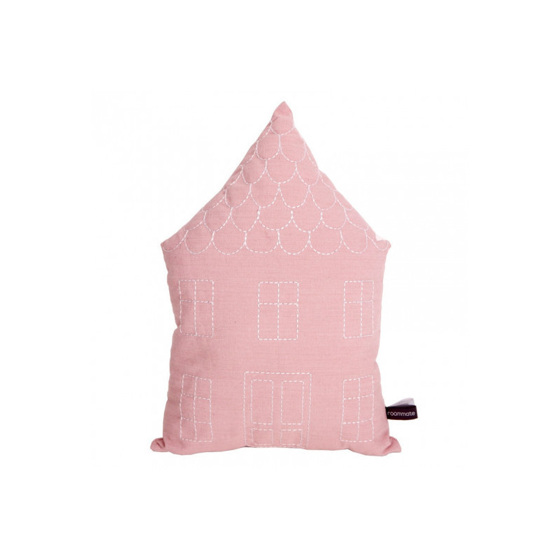 Roommate - House Cushion Rose