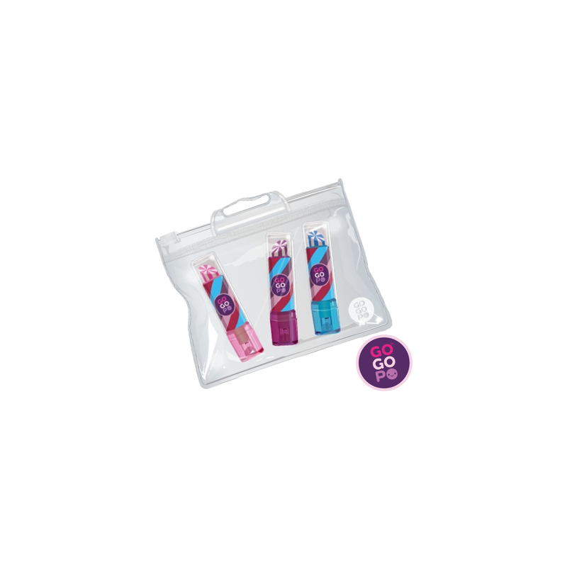 Keycraft - GoGoPo Lipstick Eraser 3pk