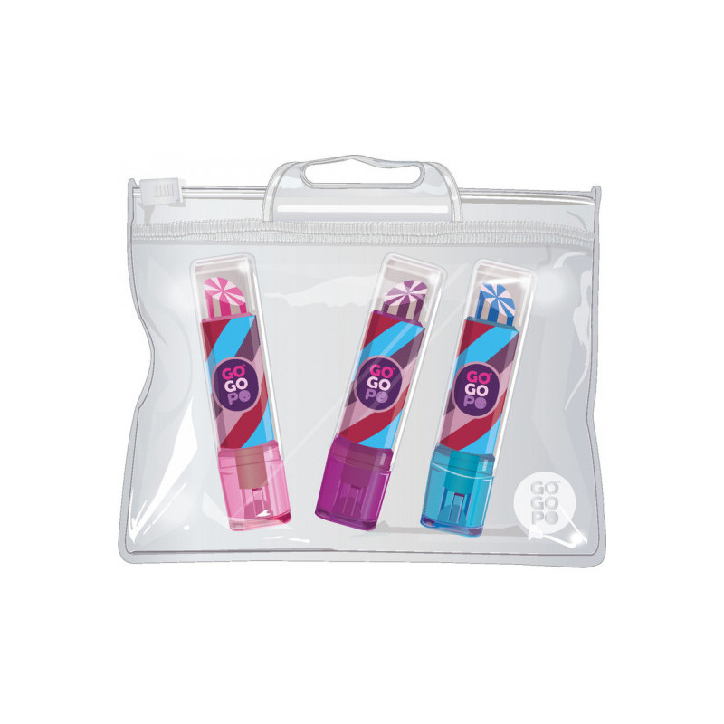 Keycraft - GoGoPo Lipstick Eraser 3pk