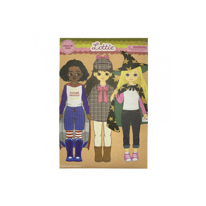 Lottie - Dress Up Party Multipack of 3 Outfits