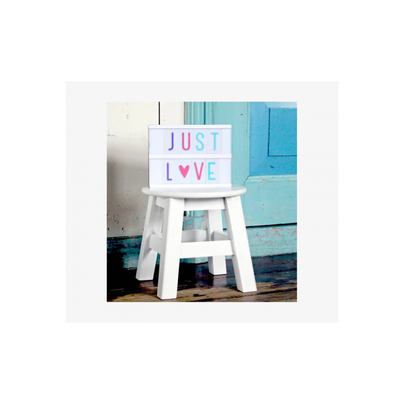 A little lovely company - Letter set pastel lightbox