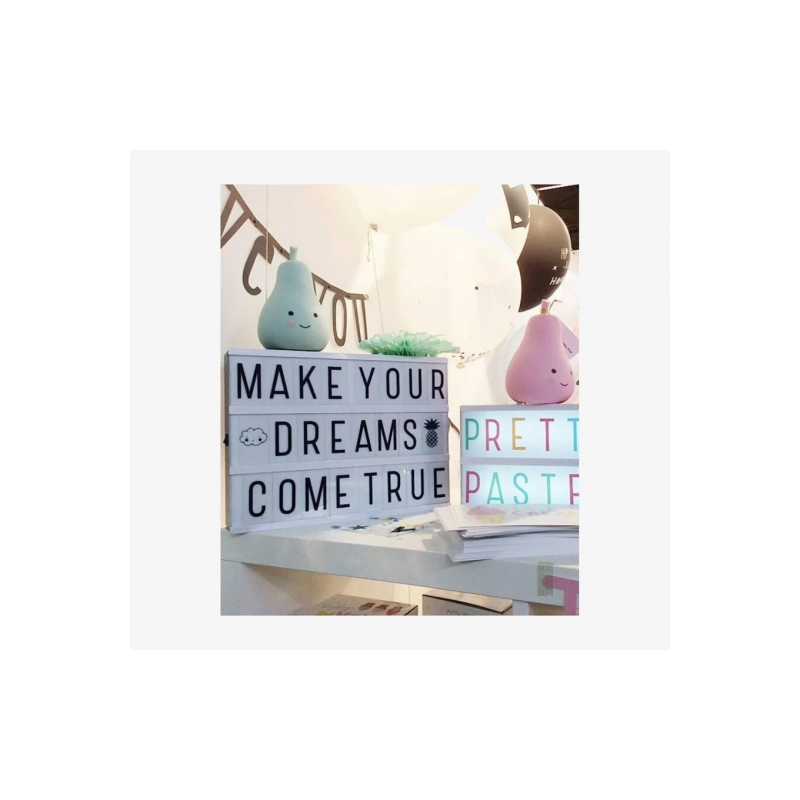 A little lovely company - Letter set pastel lightbox