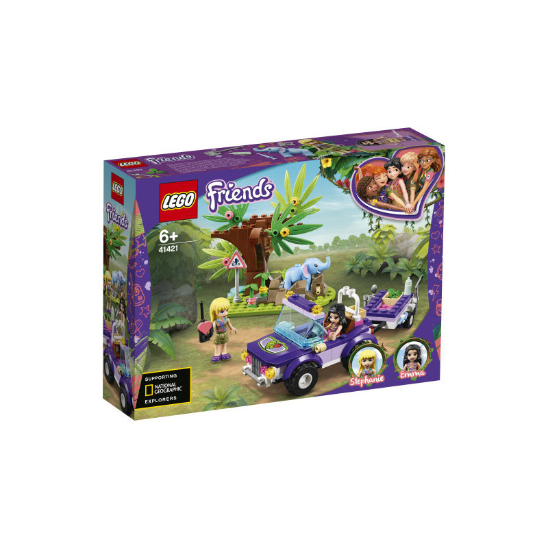 LEGO Friends - Djungelräddning med elefantunge