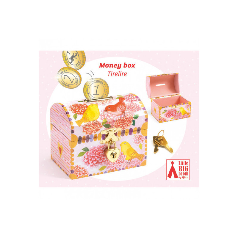 Djeco - Money Box, Birds