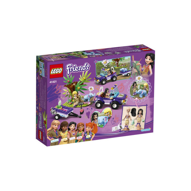 LEGO Friends - Djungelräddning med elefantunge