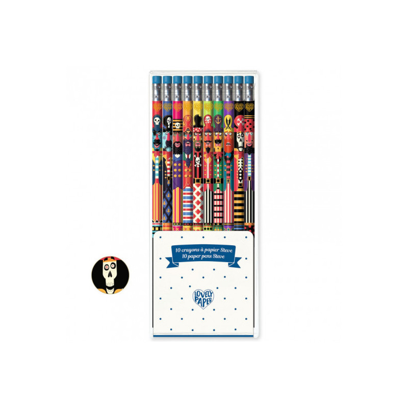Djeco - 10 pencils Steve