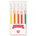 Djeco - 5 neon wax crayons
