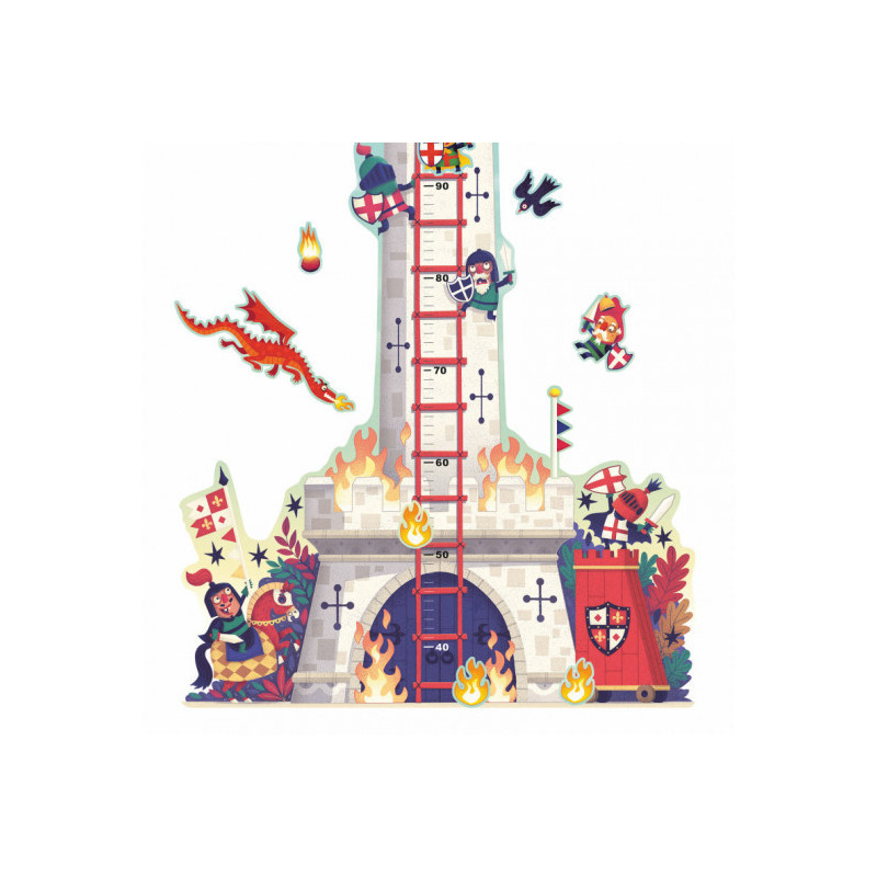 Djeco - Height chart - Knights tower